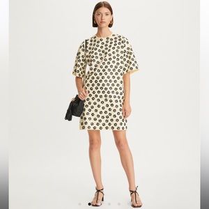 Tory Burch | FLOWER STENCIL T-SHIRT DRESS